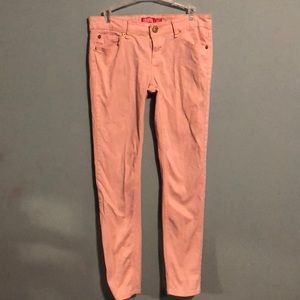 pink jeans